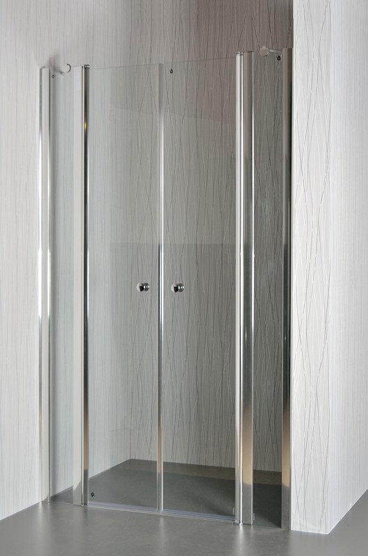 Arttec Saloon Clear zuhanyajtó két fix fallal, Méret: 117-122x195 cm