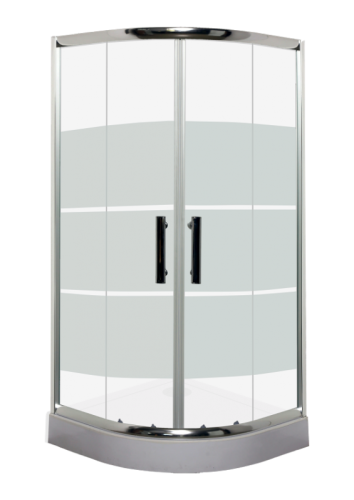 Leziter Spirit New Line íves zuhanykabin, Zuhanykabin méret: 80x80 cm, Zuhanytálca: Zuhanytálcával