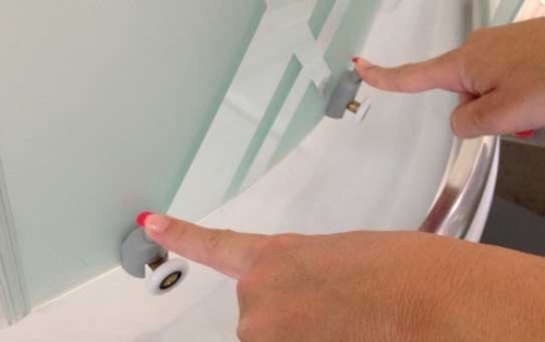 Leziter Marco White II íves hátfalas zuhanykabin, több méretben, Méret: 90x90 cm