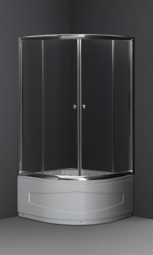 Leziter Marino High mélytálcás íves zuhanykabin