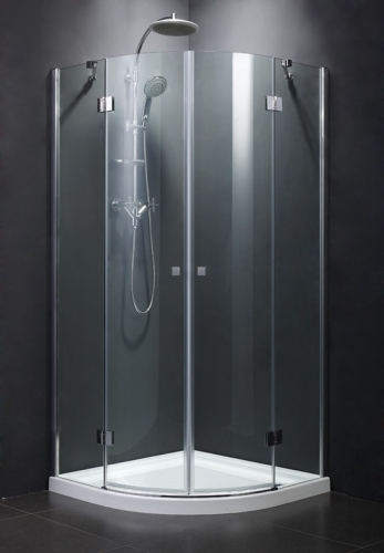 Leziter Trenic Clear íves dupla nyílóajtós zuhanykabin