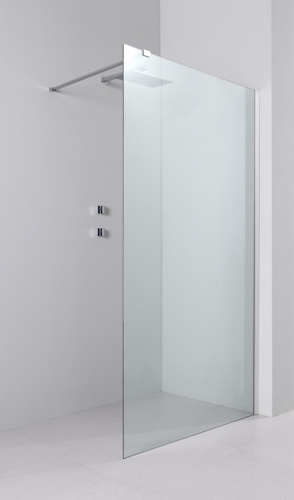 Leziter Genova Walk-In sarokba szerelhető zuhanykabin, Méret: 100x195 cm