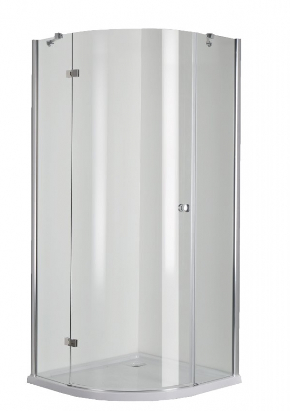 Sanotechnik Simplyflex EN2280C íves 1 nyílóajtós sarokkabin, víztiszta üveggel