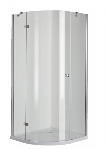 Sanotechnik Simplyflex EN2280C íves 1 nyílóajtós sarokkabin, víztiszta üveggel