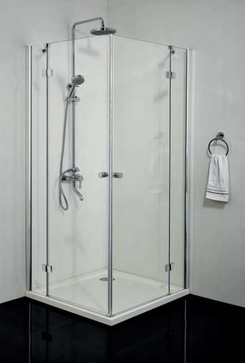Sanotechnik Smartflex dupla nyílóajtós szögletes zuhanykabin D12100L+D12101R