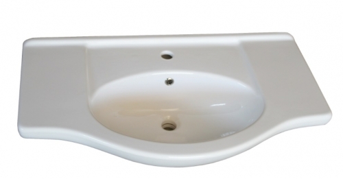 Leziter V-s szárnyas mosdó széria, Méret: 105x50 cm