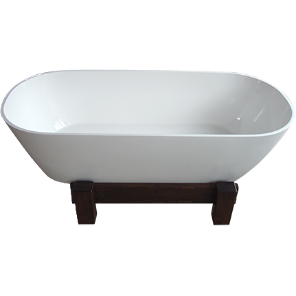 Leziter Gallipoli térben álló öntöttmárvány kád