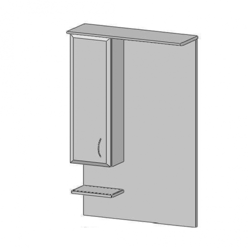 Vertex Bianca Plus fürdőszobabútor felső elem 55 cm