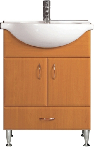 Vertex Bianca Plus fürdőszobabútor alsó elem 65 cm mosdóval