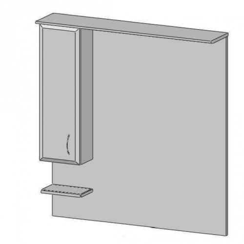 Vertex Bianca Plus fürdőszobabútor felső elem 85 cm