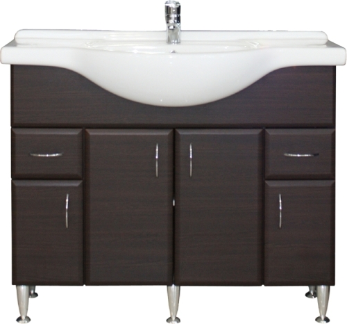 Vertex Bianca Plus fürdőszobabútor alsó elem 105 cm mosdóval
