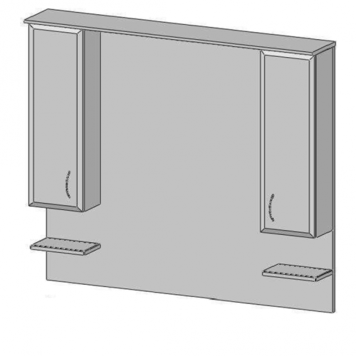 Vertex Bianca Plus fürdőszobabútor felső elem 105 cm