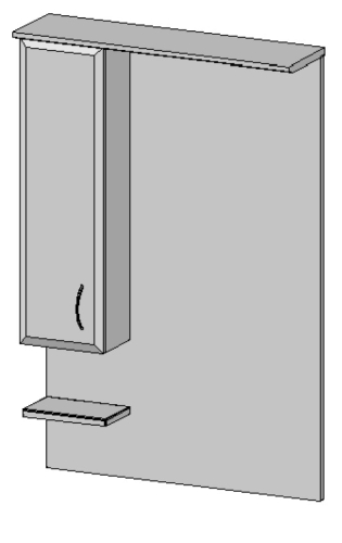 Vertex Júlia fürdőszobabútor felső elem 65 cm