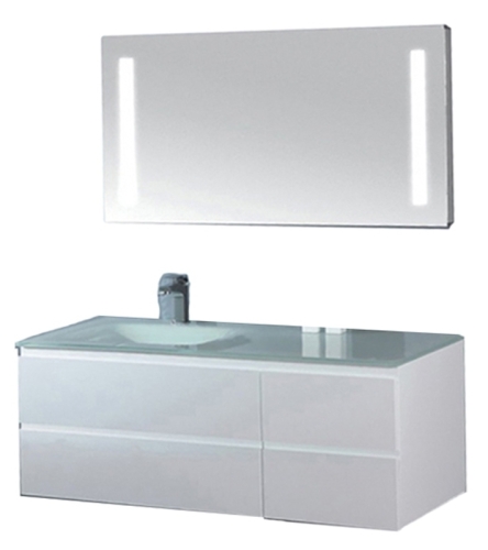 Sanotechnik CUBE 100 komplett fürdőszobabútor YG512+B512+ZI512