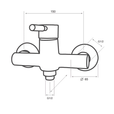 Logé Boston Chrome 04 zuhany csaptelep