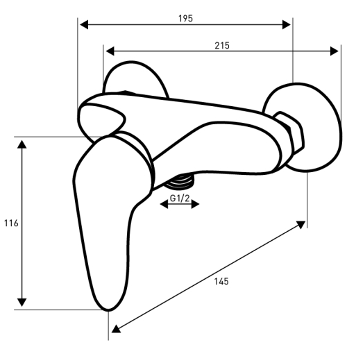 Logé Ariadna 04 zuhany csaptelep