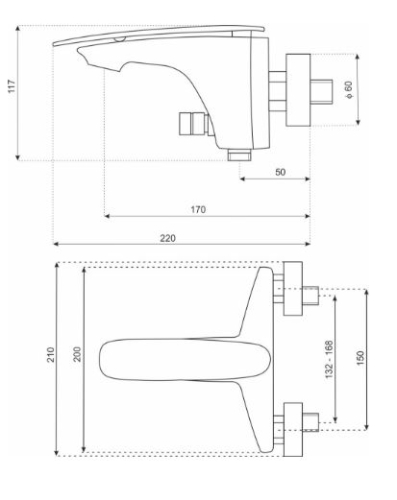 Logé Loren 03 kádtöltő és zuhanycsaptelep