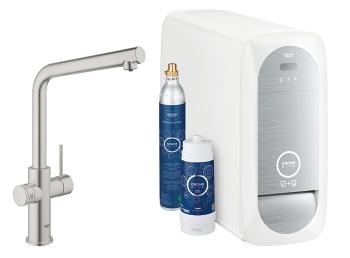 Grohe Blue Home L-kifolyóval supersteel 31454 DC0 (31454DC0)