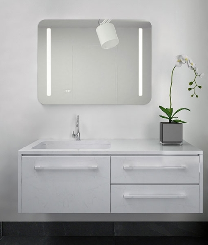 Niagara Wellness Ready 80×60 cm LED-es tükör órával