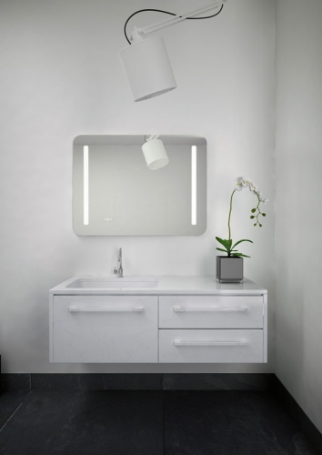 Niagara Wellness Ready 80×60 cm LED-es tükör órával