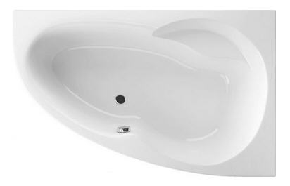 Niwell Nelly 160x95 cm aszimmetrikus kád, jobbos WANW.NEP.160.095.WH
