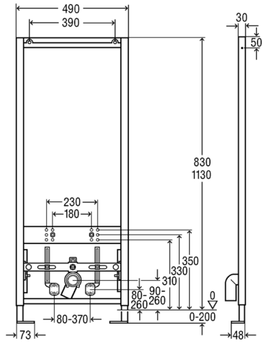 Viega Eco Plus bidé elem 727901