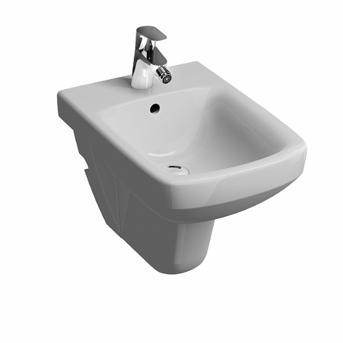 Kolo NOVA PRO fali bidé, csaplyukkal, túlfolyóval, szögletes (M35103000)