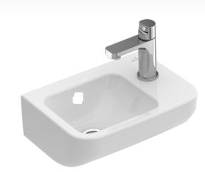 Villeroy & Boch Architectura 36x26 cm kézmosó, túlfolyó nélkül CeramicPlus felülettel 4373 37 R1 (437337R1)