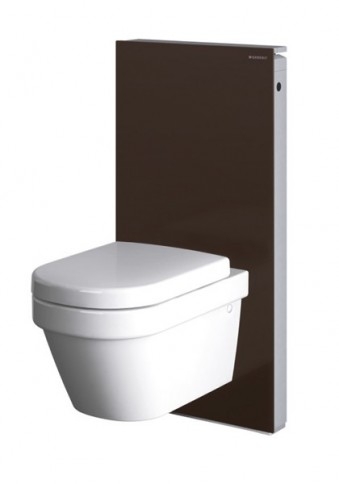 Geberit Monolith 101cm szanitermodul fali WC-hez, umbra barna üveg 131.021.SQ.5