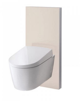 Geberit Monolith Plus szanitermodul fali WC-hez, 101 cm, homokszín üveg 131.221.TG.5