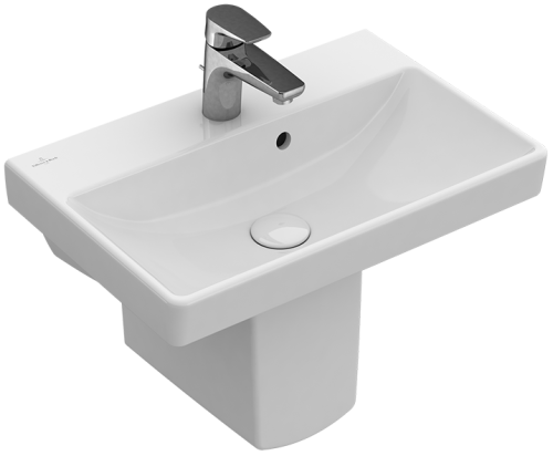 Villeroy & Boch Avento 55x37 cm kompakt mosdó CeramicPlus felülettel 4A00 55 R1 (4A0055R1)