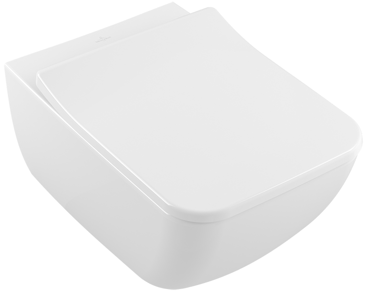 Villeroy & Boch Legato perem nélküli fali wc CeramicPlus felülettel 5663 R0 R1 (5663R0R1)