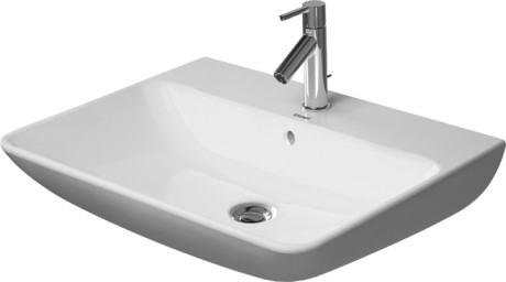 Duravit ME by Starck 65x49 cm mosdó, három csaplyukkal 2335650030