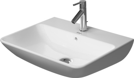 Duravit ME by Starck 55x44 cm mosdó, három csaplyukkal 2335550030