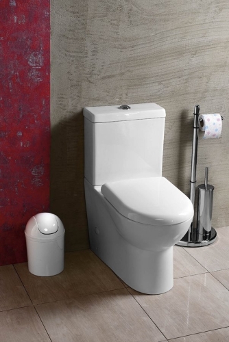 Aqualine TALIN monoblokkos WC tartállyal, öblítőmechanikával, alsó/hátsó kifolyású (PB101)