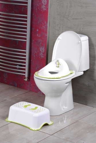 Aqualine gyerekbetét wc ülőkéhez, szamáros, fehér (6426)