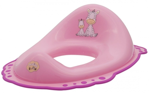 Aqualine gyerekbetét wc ülőkéhez, Zebra, rózsaszín (3646)