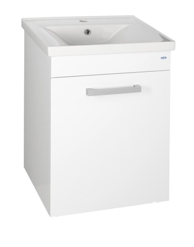 Aqualine POLY mosdótartó szekrény, fehér, mosdó nélkül (PL052)