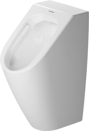 Duravit ME by Starck öblítőperem nélküli Duravit Rimless piszoár, 0,5 l, légymatricával 2809300007