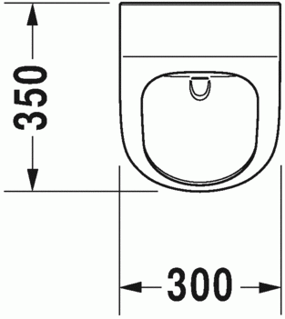 Duravit ME by Starck öblítőperem nélküli elektronikus (hálózat) Rimless piszoár, 0,5 l HygieneGlaze felület légymatricával 2809312097