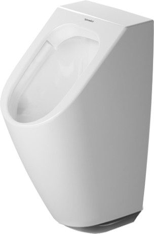 Duravit ME by Starck öblítőperem nélküli elektronikus (hálózat) Rimless piszoár, 0,5 l HygieneGlaze felület légymatricával 2809312097
