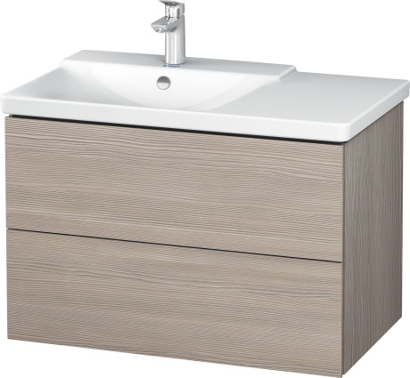 Duravit P3 Comforts 85x49,5 cm bútorral aláépíthető aszimmetrikus mosdó 2333850000