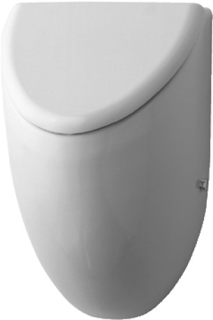 Duravit Fizz hátsó vízbekötésű piszoár (tető nélkül) légymatricával 0823350007