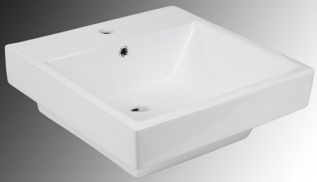 Sanotechnik síklapos ráépíthető szögletes mosdó K610