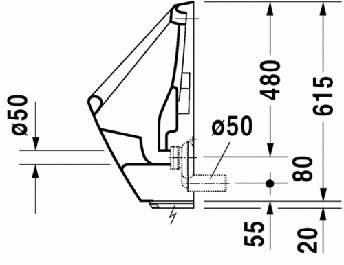 Duravit Utronic elektronikus (elem) piszoár légymatricával 0830370007