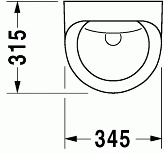 Duravit Utronic elektronikus (hálózat) piszoár légymatricával 0830370097