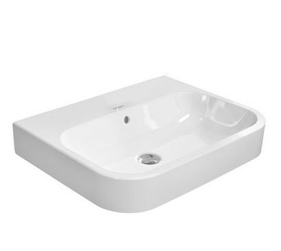 Duravit Happy D.2 60x46 cm ráültethető mosdó csaplyuk nélkül 2315600060