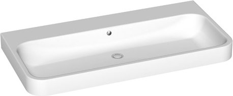 Duravit Happy D.2 100x50,5 cm bútorral aláépíthető mosdó csaplyuk nélkül 2318100060