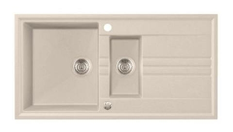 GranMaster LUKA 1.5B 1D gránit mosogató (#LIGHT BEIGE)