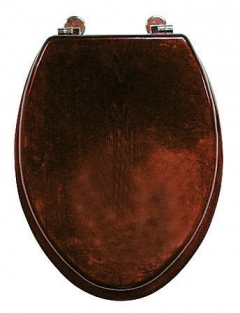 Sanotechnik Wc ülőke,sötét fa 29400